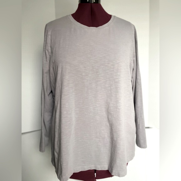 Duluth Trading Co | Light Purple Heathered 3/4 Tee 1X Women’s Plus - Picture 1 of 4